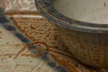 Load image into Gallery viewer, Stoneware Chip and Dip Server.