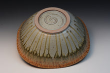Load image into Gallery viewer, Wheel Thrown and Altered Stoneware Serving Bowl.