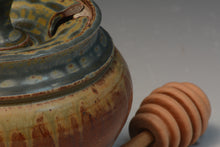 Load image into Gallery viewer, Handmade Stoneware Honey Pot.