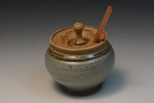Load image into Gallery viewer, Handmade Stoneware Honey Pot.