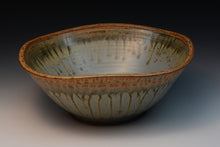 Load image into Gallery viewer, Wheel Thrown and Altered Stoneware Serving Bowl.