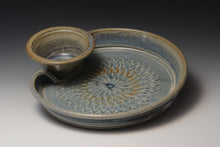 Load image into Gallery viewer, Stoneware Chip and Dip Server.