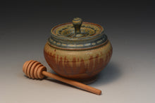 Load image into Gallery viewer, Handmade Stoneware Honey Pot.