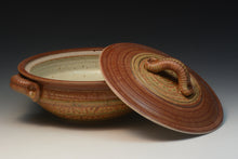Load image into Gallery viewer, Handmade Stoneware Casserole.