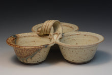 Load image into Gallery viewer, Condiment Server. Three Bowl.