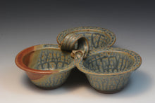 Load image into Gallery viewer, Condiment Server. Three Bowl.