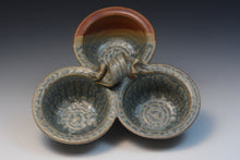 Load image into Gallery viewer, Condiment Server. Three Bowl.