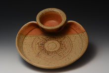 Load image into Gallery viewer, Stoneware Chip and Dip Server.