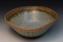 Load image into Gallery viewer, Wheel Thrown and Altered Stoneware Serving Bowl.