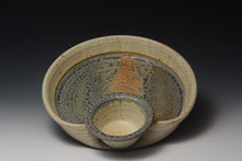 Load image into Gallery viewer, Stoneware Chip and Dip Server.