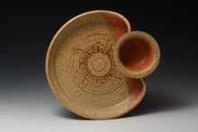 Load image into Gallery viewer, Stoneware Chip and Dip Server.