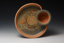 Load image into Gallery viewer, Stoneware Chip and Dip Server.