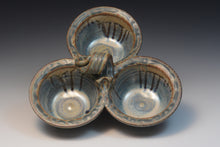 Load image into Gallery viewer, Condiment Server. Three Bowl.