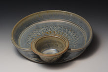 Load image into Gallery viewer, Stoneware Chip and Dip Server.