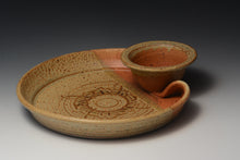 Load image into Gallery viewer, Stoneware Chip and Dip Server.