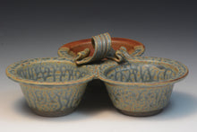 Load image into Gallery viewer, Condiment Server. Three Bowl.