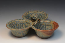 Load image into Gallery viewer, Condiment Server. Three Bowl.