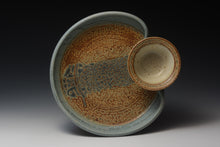 Load image into Gallery viewer, Stoneware Chip and Dip Server.