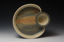 Load image into Gallery viewer, Stoneware Chip and Dip Server.