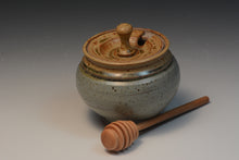 Load image into Gallery viewer, Handmade Stoneware Honey Pot.