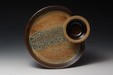 Load image into Gallery viewer, Stoneware Chip and Dip Server.