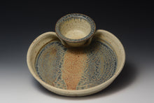 Load image into Gallery viewer, Stoneware Chip and Dip Server.
